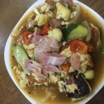 SALTEADO DE VERDURAS CON SALSA