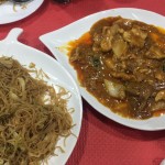 FIDEOS ORIENTALES CON VERDURA - POLLO CURRY
