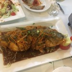 PESCADO CON SALSA OSTRA