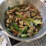 SARTÉN CHAMPIÑONES Y BACON